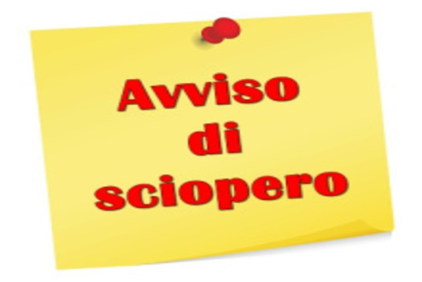 Avviso di sciopero Avviso di sciopero