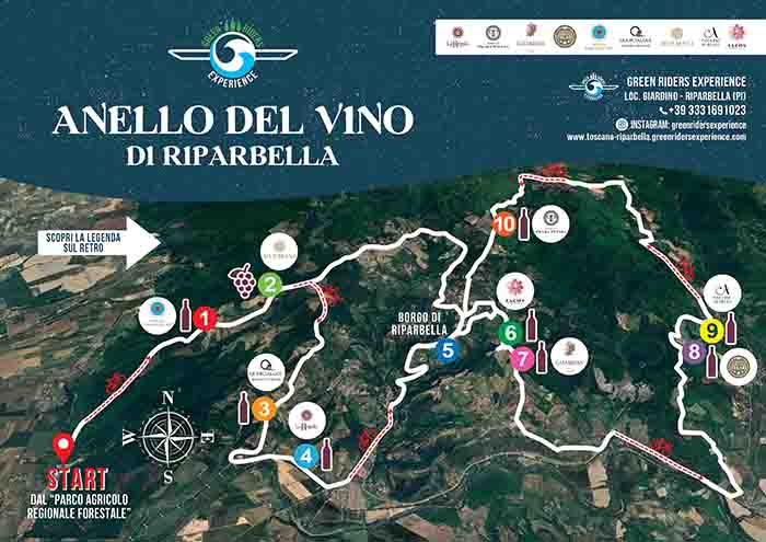 mappa anello del vino