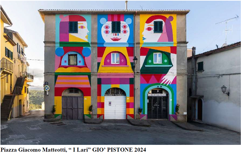 Piazza Giacomo Matteotti, “ I Lari” GIO’ PISTONE 2024